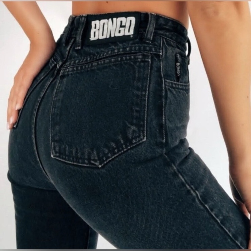 Black Vintage Bongo high Waisted 80s Jeans